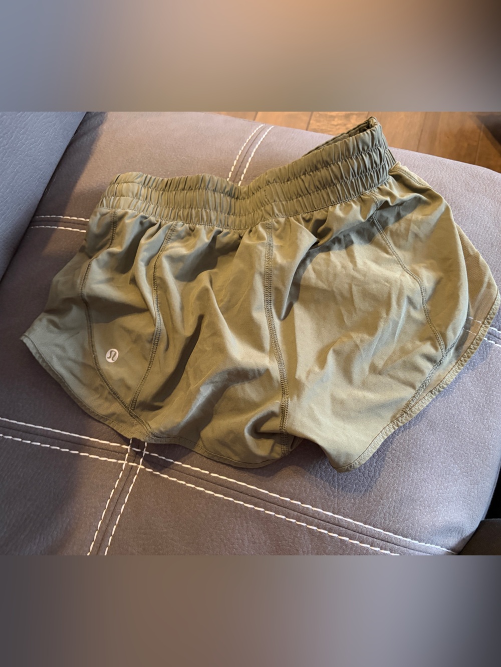lululemon athletica Woman’s Olive Green Running Shorts